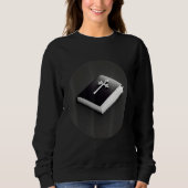 Sweatshirt Minimalist Black Holy Bible (Devant)