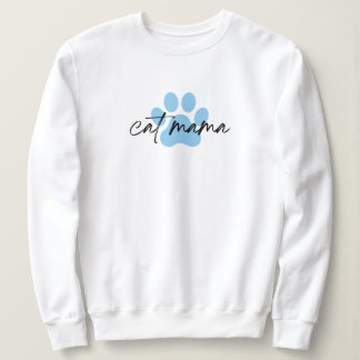Sweatshirt Minimalist Cat Mama Mood Aesthetic Crewneck Sweats