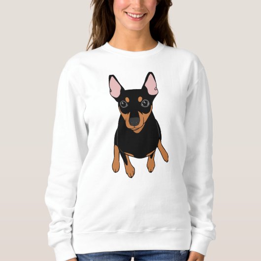 Sweatshirt minimum de Pin de Pinscher miniature (Devant)