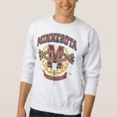 Sweatshirt Minnesota Varsity letter monogram M university (Devant)