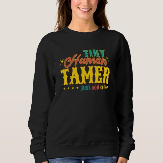 Sweatshirt Minuscule Tamer Humain Juste Ajouter Le Carnaval D (Devant)