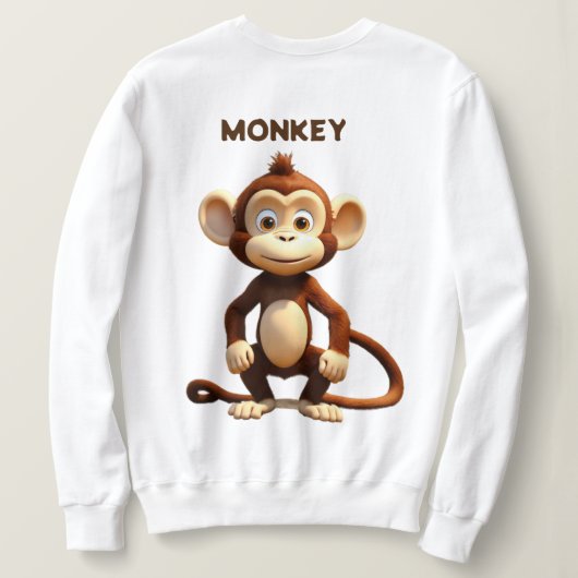 Sweatshirt Minuscule Tango Monkey Tee (Design dos)