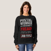 Sweatshirt Miracle Worker Mailman Poste Office (Devant entier)