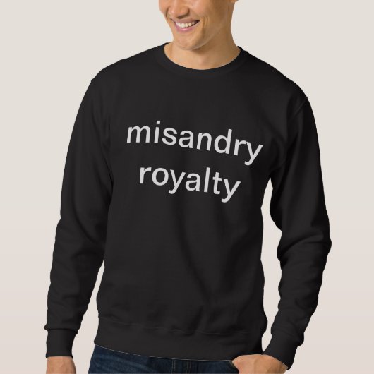 Sweatshirt misandry (Devant)