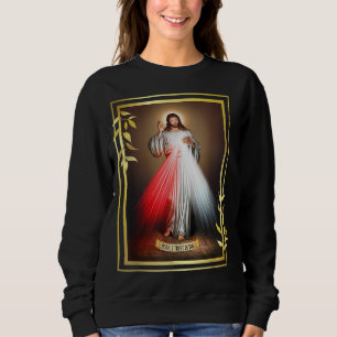 Sweatshirt Miséricorde Divine Jésus-Christ Jésus, J'Ai Confia