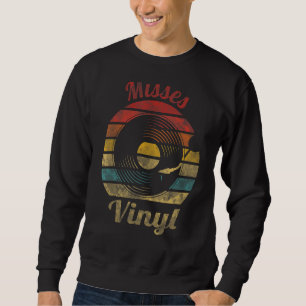 Sweatshirt Misses Vinyl Retro Record musique Vintage
