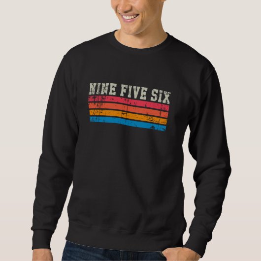 Sweatshirt Mission Texas Vintage Retro Area Code (Devant)