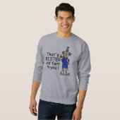 Sweatshirt Mister Old Fart Humour d'anniversaire (Devant entier)