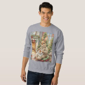 Sweatshirt Mme Stitchy à Noël (Devant entier)