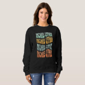 Sweatshirt Moab Utah Rétro Style 60s 70s (Devant entier)