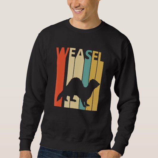 Sweatshirt Mocte Weasel animal (Devant)