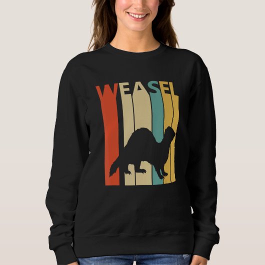 Sweatshirt Mocte Weasel animal (Devant)