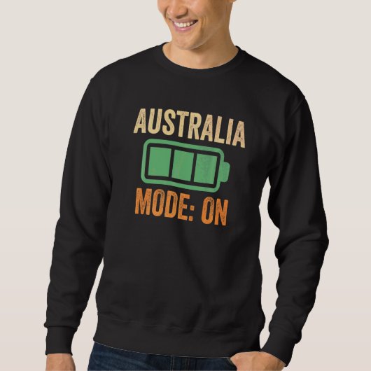 Sweatshirt Mode Australie sur batterie (Devant)