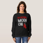 Sweatshirt Mode Boxe Sur Boxer Professional Knockout Puncher (Devant entier)