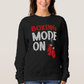 Sweatshirt Mode Boxe Sur Boxer Professional Knockout Puncher (Devant)
