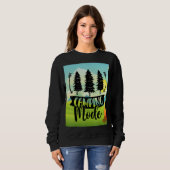 Sweatshirt Mode Camping Bonfire Randonnées Trails Escalade Mo (Devant entier)