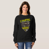 Sweatshirt Mode Camping Sur Motorhome Campervan (Devant entier)