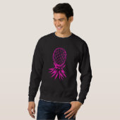 Sweatshirt Mode de fête à l'envers de l'ananas Swinger Vanill (Devant entier)