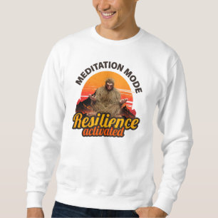 Sweatshirt Mode de méditation Résilience activée Art Bigfoot