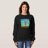 Sweatshirt Mode de vie des échangistes Fête du Pineapple à l' (Devant entier)