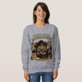 Sweatshirt Mode de vie d'introverti cosy (Devant entier)
