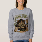 Sweatshirt Mode de vie d'introverti cosy (Devant)