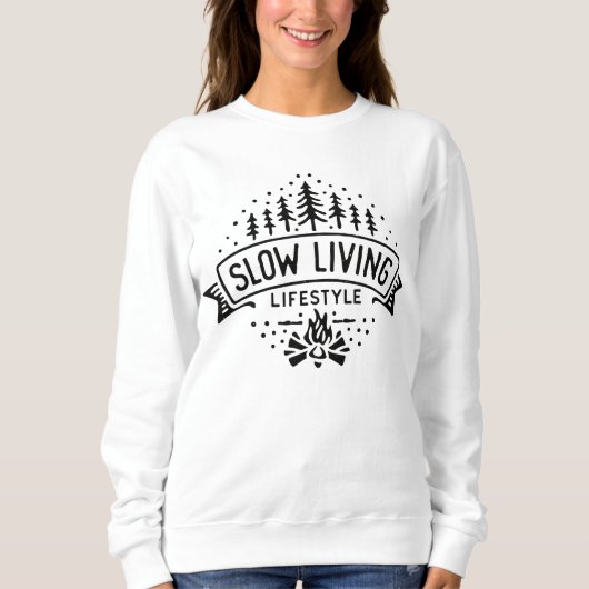 Sweatshirt Mode de vie lent (Devant)