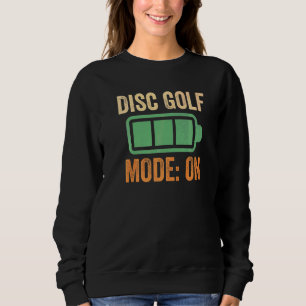 Sweatshirt Mode Disque de Golf sur Batterie