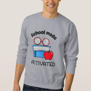 Sweatshirt Mode école Activé Début de l'école