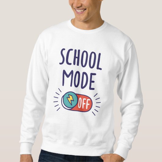 Sweatshirt Mode école désactivé (Devant)