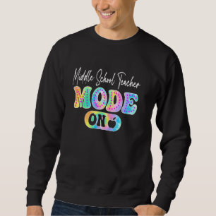 Sweatshirt Mode Enseignant Au Milieu De L'École Le Premier Jo