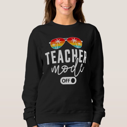 Sweatshirt Mode Enseignant Désactivé Lunettes de soleil Paume (Devant)