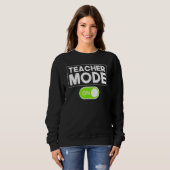 Sweatshirt Mode Enseignant Sur Enseignant Enthousiaste School (Devant entier)