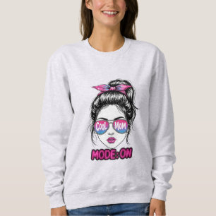 Sweatshirt Mode Maman Cool Activé – Design Amusant et Branché
