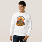 Sweatshirt Mode Méditation : Résilience Activée Bigfoot (Devant entier)