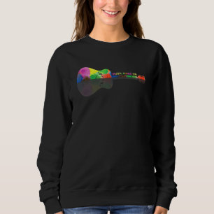 Sweatshirt Mode Musique Sur Guitariste Guitare Joueur Tee Gui