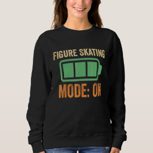 Sweatshirt Mode Patinage Artistique sur conception de batteri