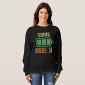 Sweatshirt Mode Pièces sur Conception de Batterie (Devant entier)