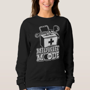 Sweatshirt Mode Sage-Femme Activé Accouchement Nouveau-Né Do