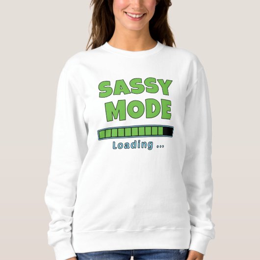 Sweatshirt Mode Sassy Chargement … (Devant)