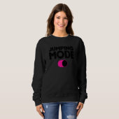 Sweatshirt Mode Saut Sur Trampoline Gymnaste (Devant entier)