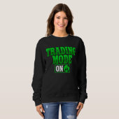 Sweatshirt Mode Trading Sur Crypto Blockchain Trader (Devant entier)