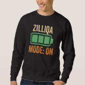Sweatshirt Mode Zilliqa activé Crypto (Devant)