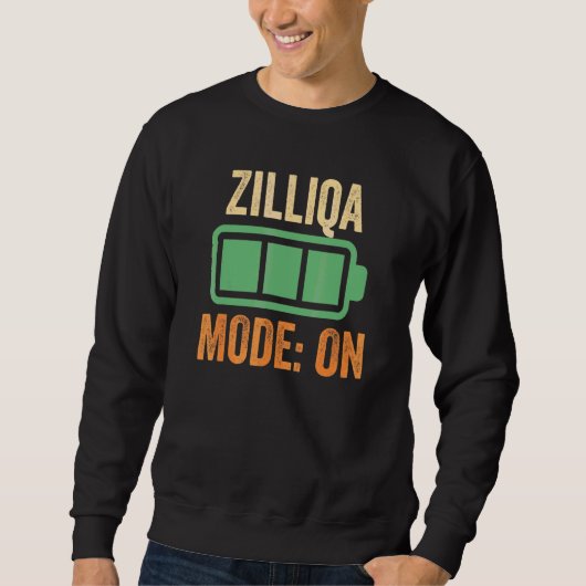 Sweatshirt Mode Zilliqa activé Crypto (Devant)