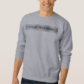 Sweatshirt Modèle à double face en argent Ajouter des outils  (Devant)