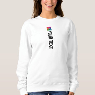 Sweatshirt Modèle de gabarit d'impression double face personn