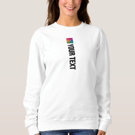 Sweatshirt Modèle de gabarit d'impression double face personn (Devant)