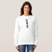 Sweatshirt Modèle de gabarit d'impression double face personn (Devant entier)