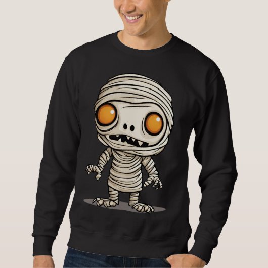 Sweatshirt Modèle de momie d'Halloween (Devant)