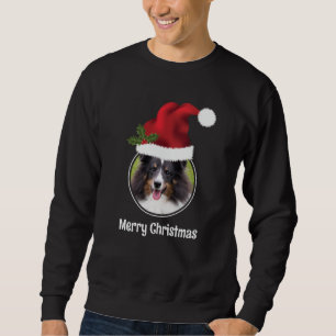 Sweatshirt Modèle de photo personnalisé avec chapeau de Père 